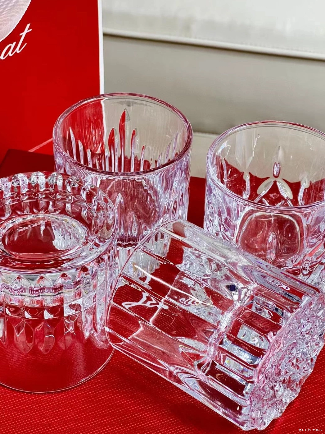 CUPS SET GLASSWARE BACCAROLA 0809
